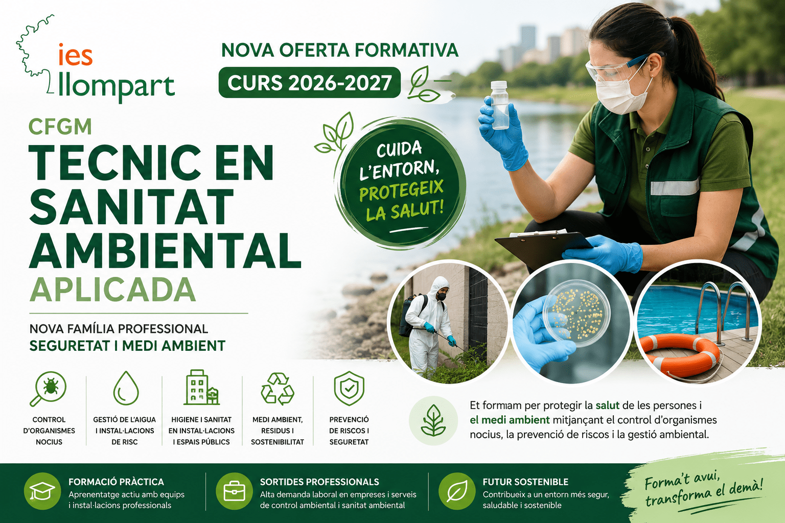 El Llompart suma una nova família professional d’FP